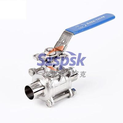 61F生JEN不锈钢洁净球阀 卫级焊管三5S球阀 带吹哨口片式加Q长焊