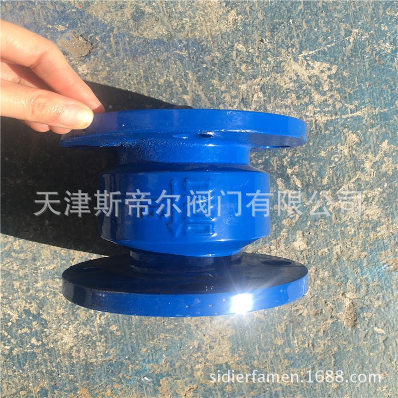 消声止回阀快法兰单向止阀回球墨铸铁阀闭门厂ADW家天津HC41-1X6Q