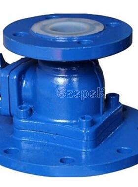 Q41F46化工专用2衬氟JMV变径反应釜用放料阀专底釜DN20 5 32 40 5