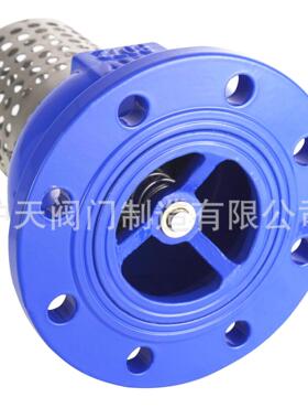 阀门底阀H42X出DH42X口墨铸铁体球不锈钢网N010