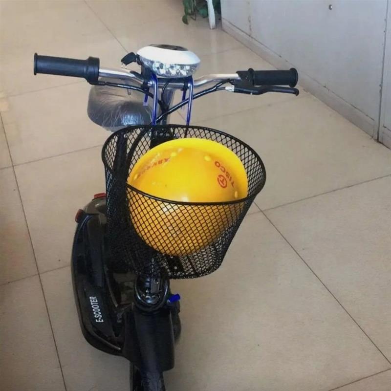 厂家进口折叠自行车筐通用滑板车前挂篮 电动车车篮子 迷你成人滑