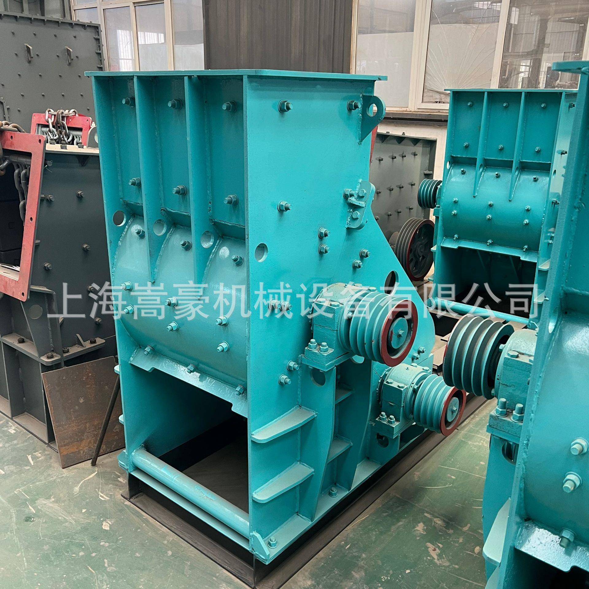 煤矿砖窑厂无筛底不堵料粉碎机2PC600*600双级破碎机双腔制砂机