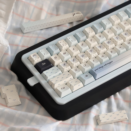 星斐海盐波点键帽原厂pbt热升华