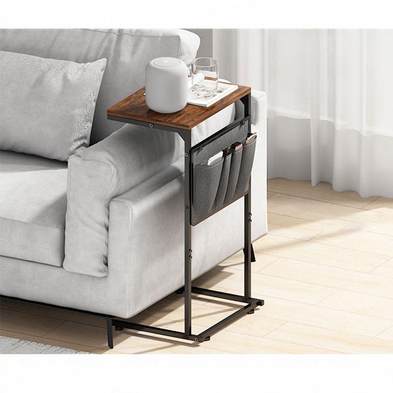 跨境简途约卧室角几用办公笔记本多桌带布袋收纳置子物450床头边