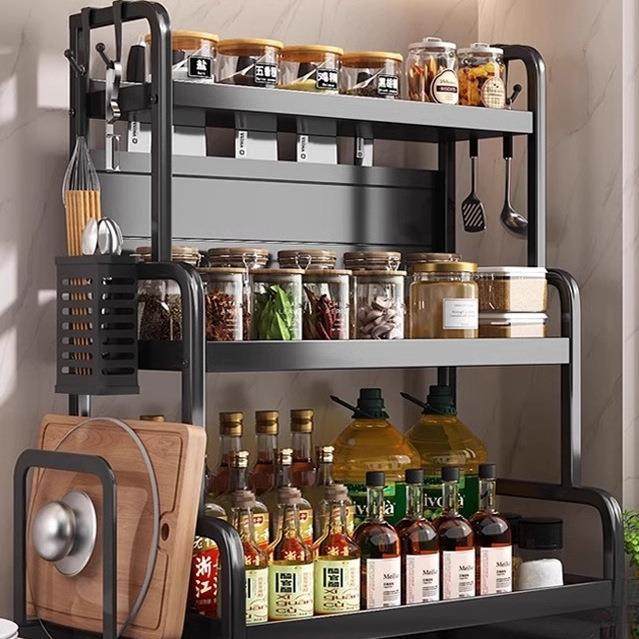 厨房多置架置物架功能调料物品架厨盐调味罐收ltao8318纳盒台面调