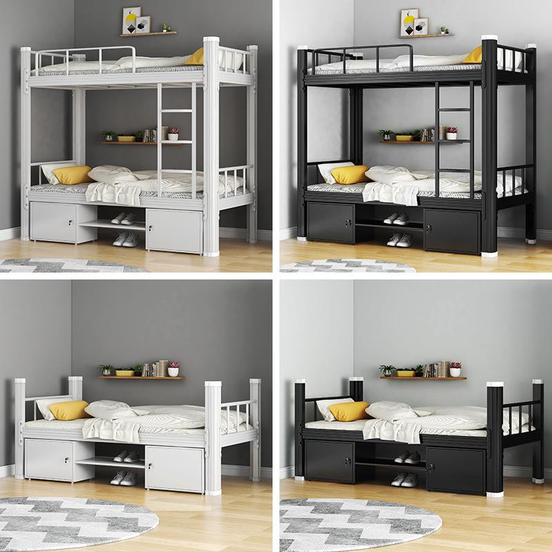 上下铺双层床员工XCC-168床钢公型寓床学校宿舍架高低寝室组装床