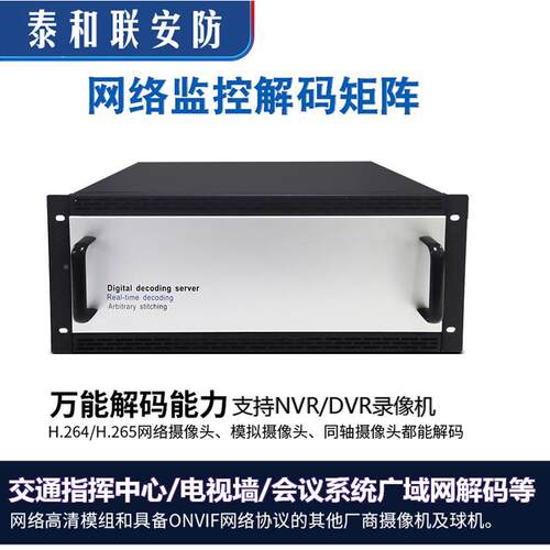 1012/16路高清视频6解码器处理/器D音S-64DS-6410H10HD/6412HD/64