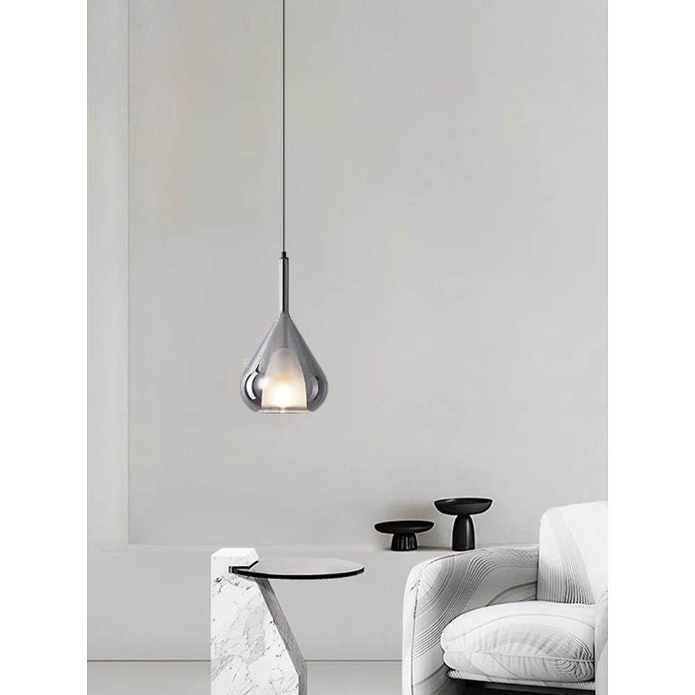 计师餐厅吊灯简约现代字条餐桌吧台灯824长极简网设红前台办公一