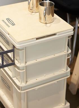 工业厚收纳箱加可堆XZDl码longi风fe家用储物箱户外露营装备箱