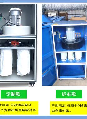 移尘动XFE式打磨光集尘器木除工布袋集尘器脉冲式器小抛型打磨集