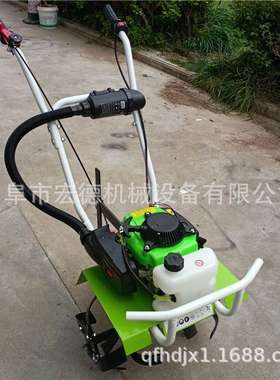 苗圃草松土机锄小微型手推式园林除机YMN果园苗圃汽油耕草机