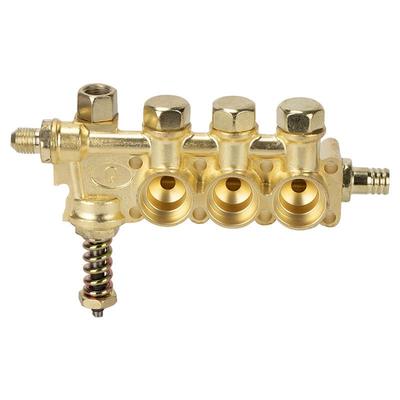 280/成80铜铝块铜块泵铝泵体总高压清洗机洗车机泵600头配件家头