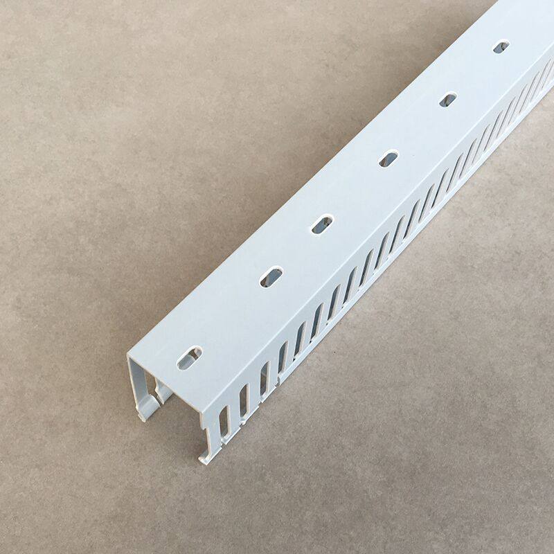 PVC塑料开口行卡配电箱柜走线槽20*25x*30*35*40*45*50*60*80*100