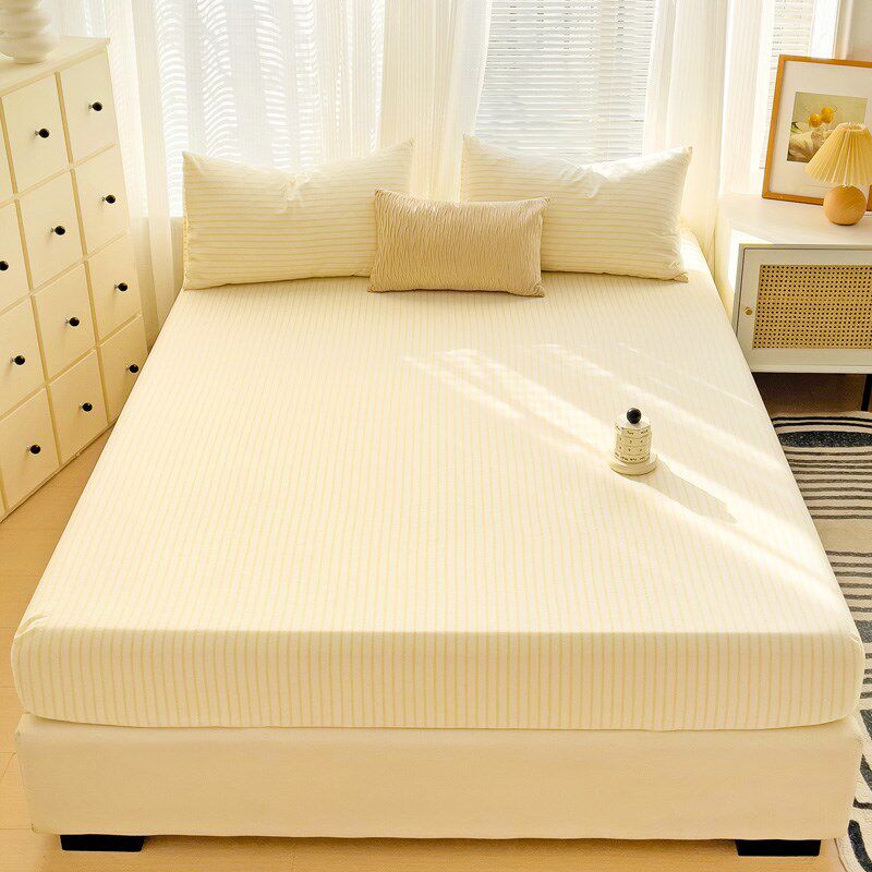 水洗棉床笠单件夏季非全棉纯棉单人床罩床K垫保护罩宿舍床单床套