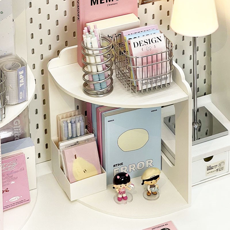 转角置物架多层收纳架子学生宿舍好物桌面L书桌床上床头书架分层S