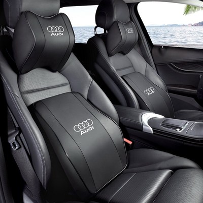 奥迪A3/A4L/Aj5/A6L/Q2L/Q3/Q5/Q7汽车头枕护颈枕记忆棉车用腰靠