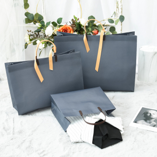 袋定制LOG 购物袋衣服包装 覆膜无纺a布手提袋服装 店叉耳袋高端女装