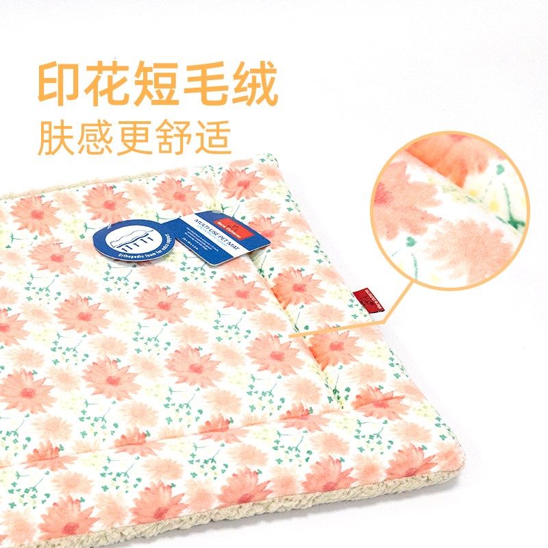 宠物睡垫比熊狗垫猫n咪睡觉用加厚羊羔绒秋冬狗窝猫窝中小型犬笼