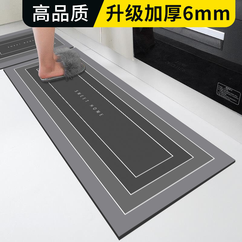 厨房地垫硅藻泥吸水防滑s防油防脏家用脚垫可擦免清洗地毯专用整,居家布艺,厨房地垫,淘宝优惠券,粉丝福利购,淘宝优惠卷