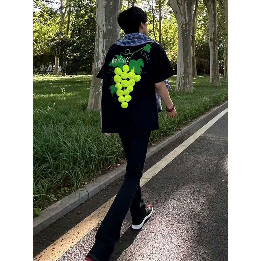 潮牌美式宽松情侣上衣ins潮