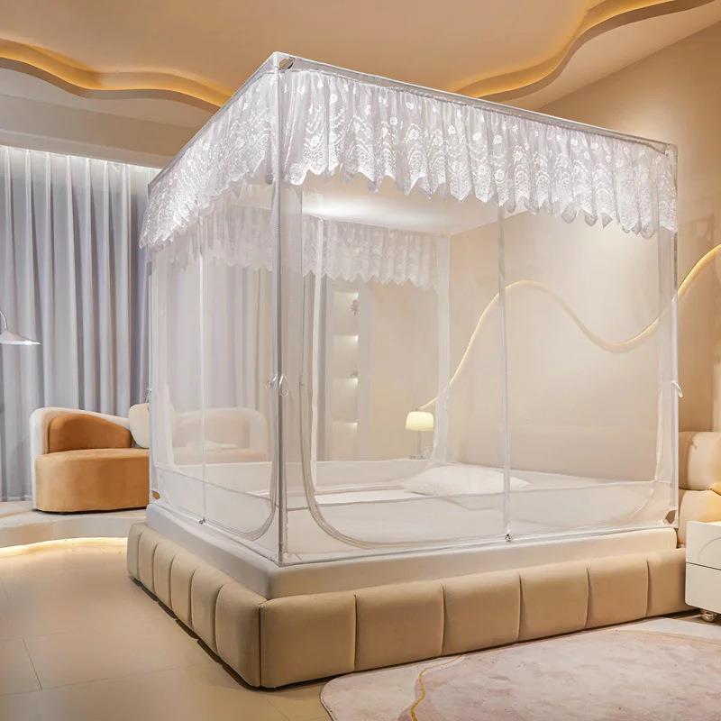 新儿款A类回床笠款T+式U三开门坐床蚊帐底DLX524家用童宝宝加高防