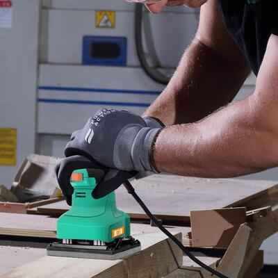 普力家具腻砂子木抛地板打磨机捷电动磨砂光机ORJ木工平板光机砂