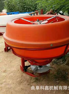 科鑫大容量料机圆桶撒肥NOG四轮后置肥机多用途颗粒化肥甩抛塑洒