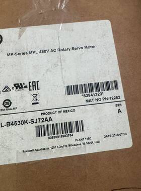 AB罗克7韦尔电机MPLVPL系列MJPJOPL-B420-MJ72AAMPL-B540K-MP4AA