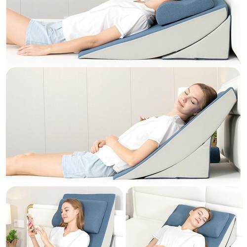 床头大靠靠垫沙垫发KWV护背靠背靠枕斜躺床上腰孕妇软包半躺护理