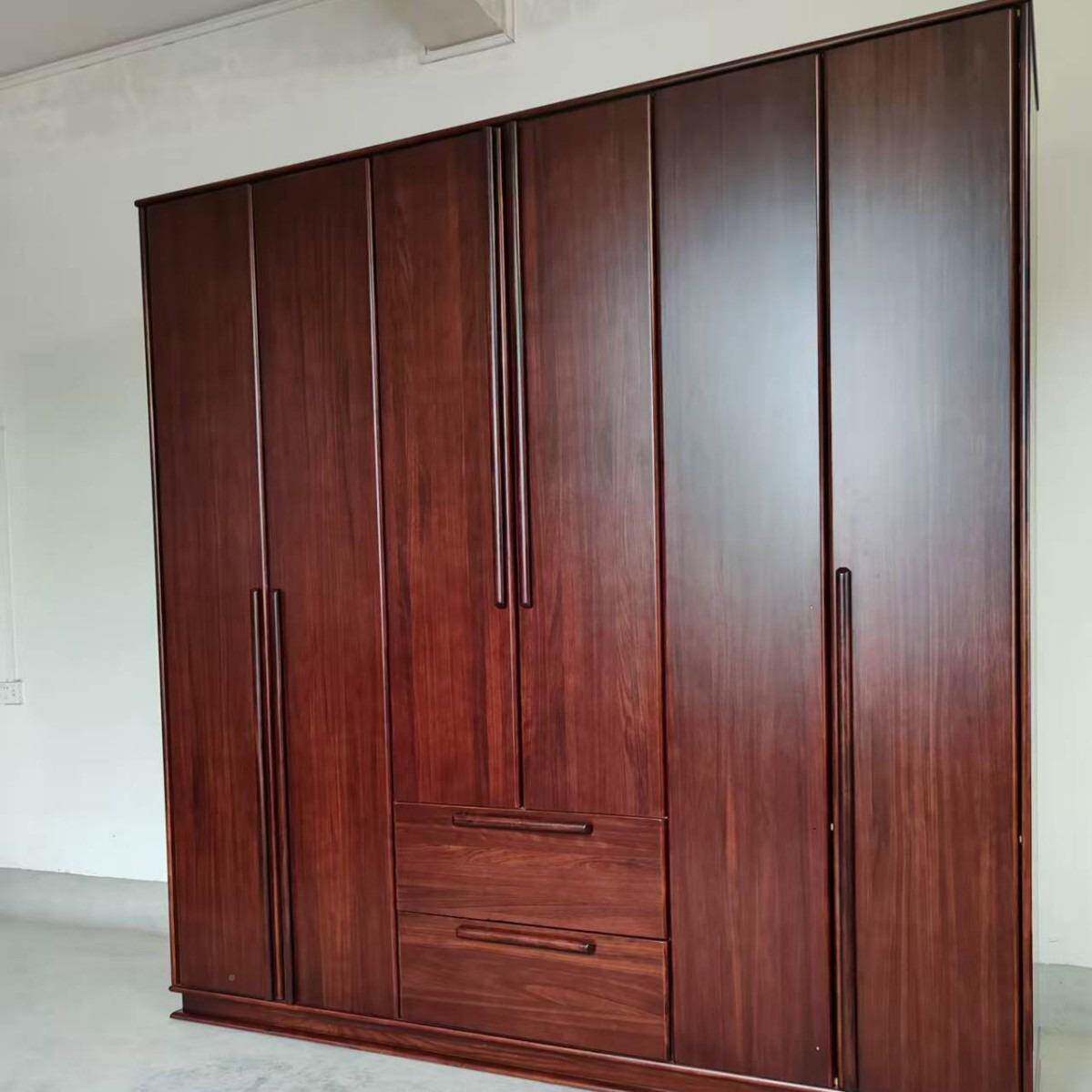 MT-衣柜乌收金木纯实木衣柜中式户型家物用卧室纳衣橱柜榫卯结构