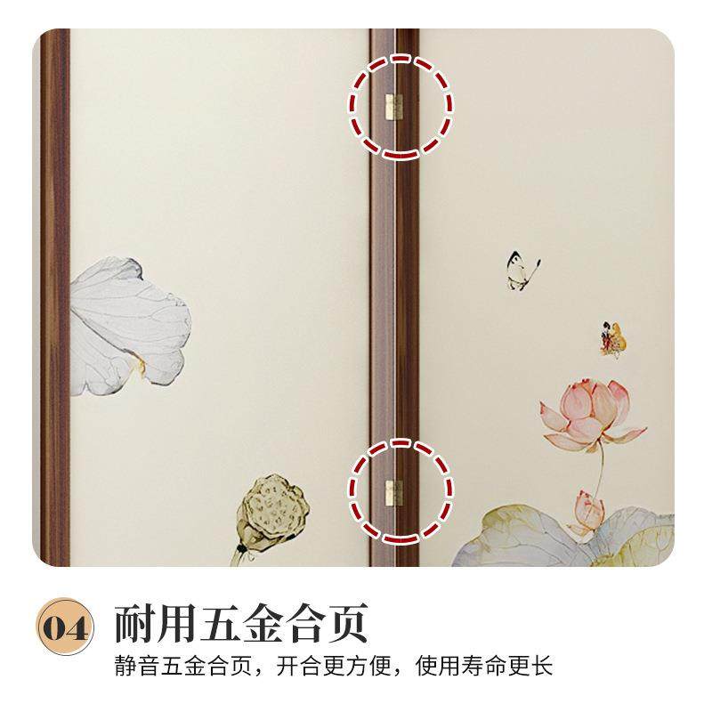 屏风隔断轻客厅遮GNO挡可移进动折叠现代门简约奢办公室家用纱画,电子元器件市场,其它元器件,淘宝优惠券,粉丝福利购,淘宝优惠卷