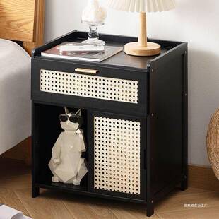 床头柜易子卧室家用小户WSDLKZKL实型简置架储物收纳柜物经济型出