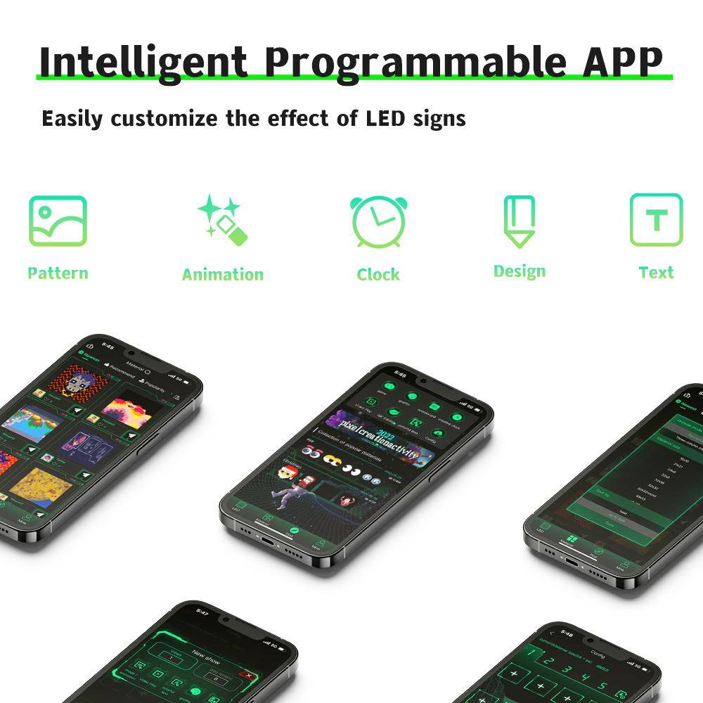 车载玻窗LED显示后屏汽车软屏汽车挡风玻璃电子表情智广璃告滚动