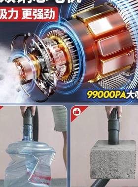 RLM工业地尘家用大吸力汽车用吸大功率商用毯保洁美缝专用小吸器