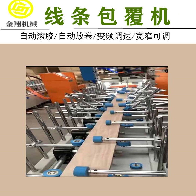 木饰面格栅板全自动包覆覆膜机