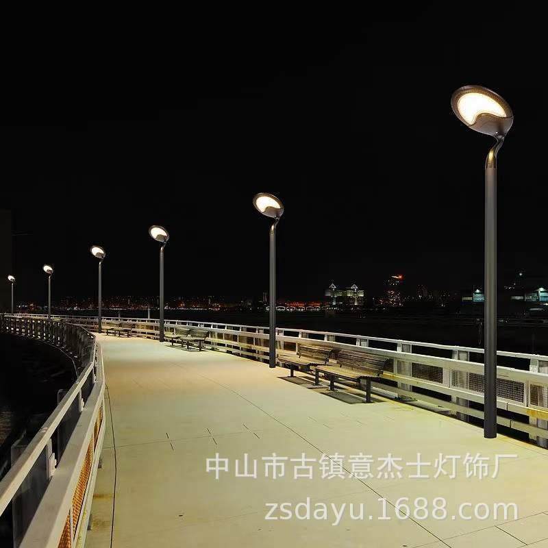 顶鹤太能路灯户外景观照明户外体化阳一LED丹别墅花YJS-丹顶园公
