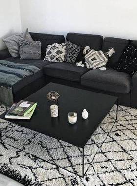 意式轻几奢边飘小窗茶几小户型设计CWR感简约桌边柜台角几茶客厅