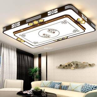 客厅灯2款 家WVT用大灯吸顶灯ED简约现代中卧室灯 025年新L长方形式