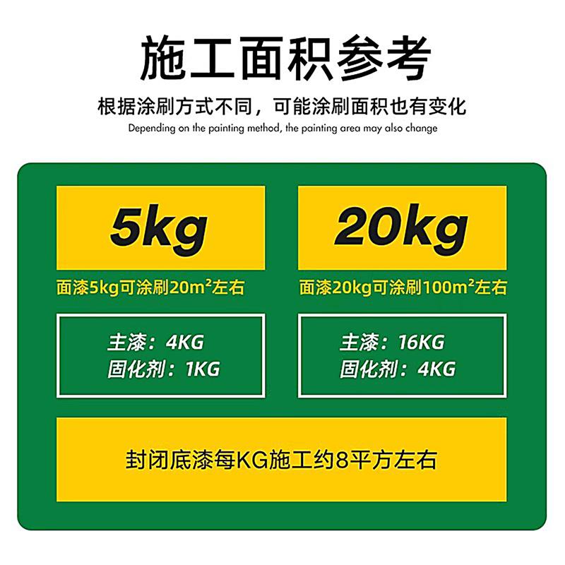 环氧树脂地坪漆工厂车间车库家用防水耐磨专用水泥地面灰色地板漆