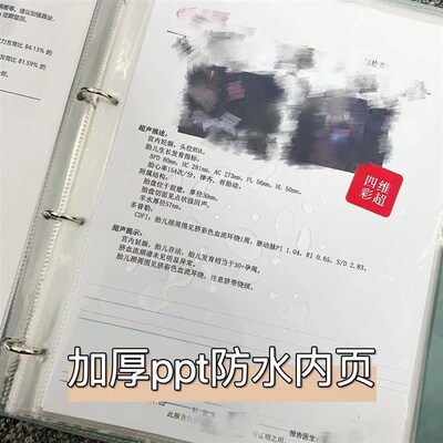预产期2024龙宝宝孕检收纳册产检报告单检查单收纳孕妇孕期文件夹