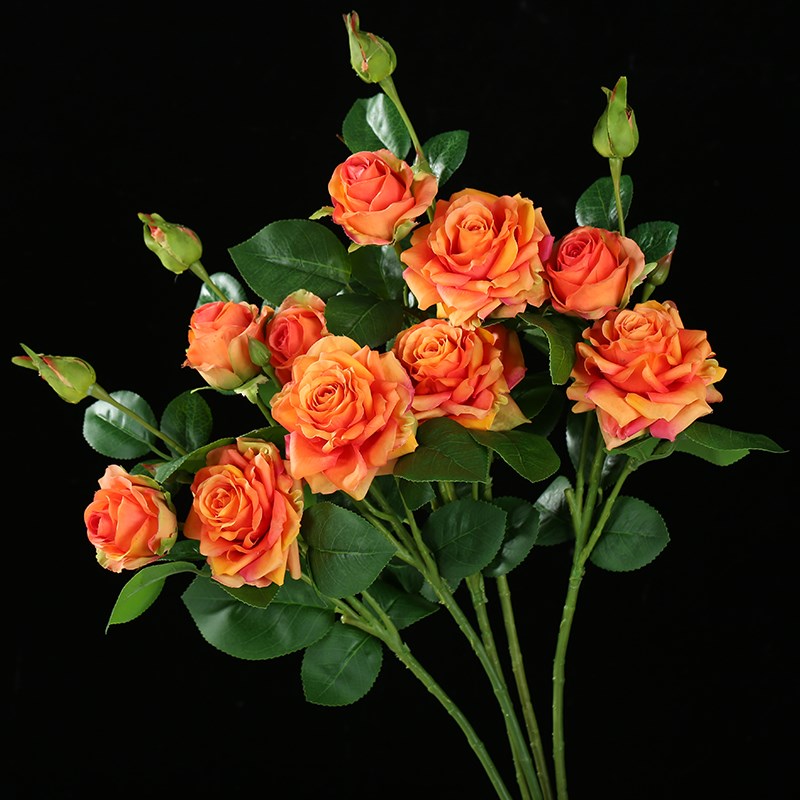 手感保湿玫瑰花仿真花假花摆设轻奢高端装饰花客厅花艺摆件插花