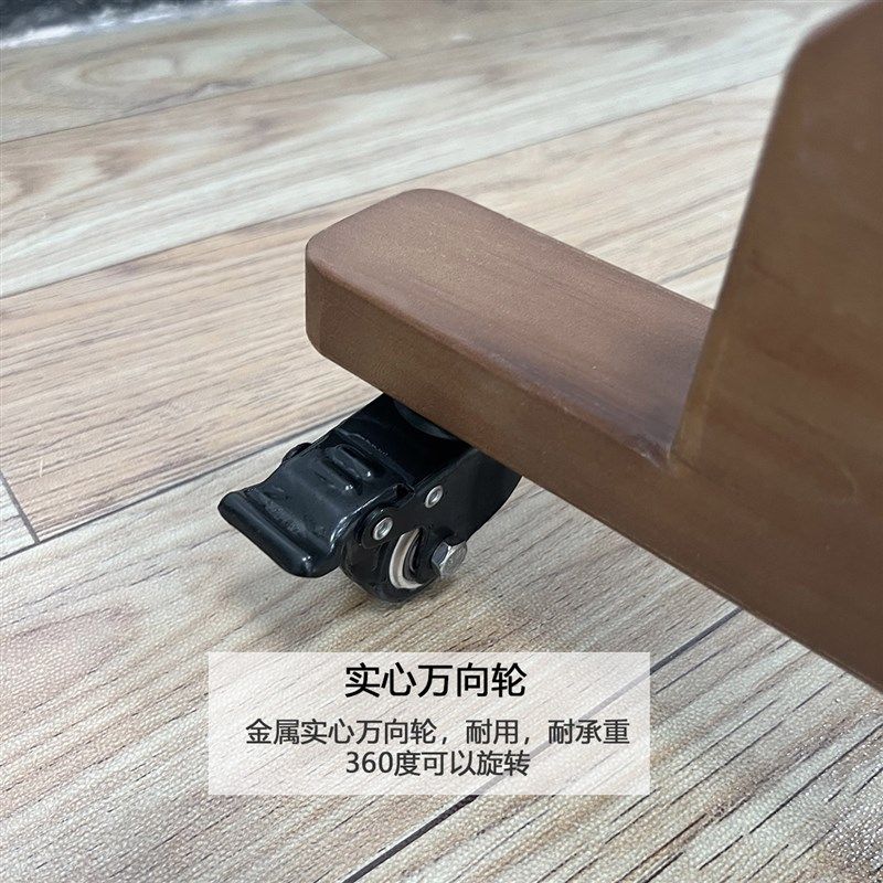 高端实木框移动支架黑板吸磁办公家用白板双面家用办公教学090