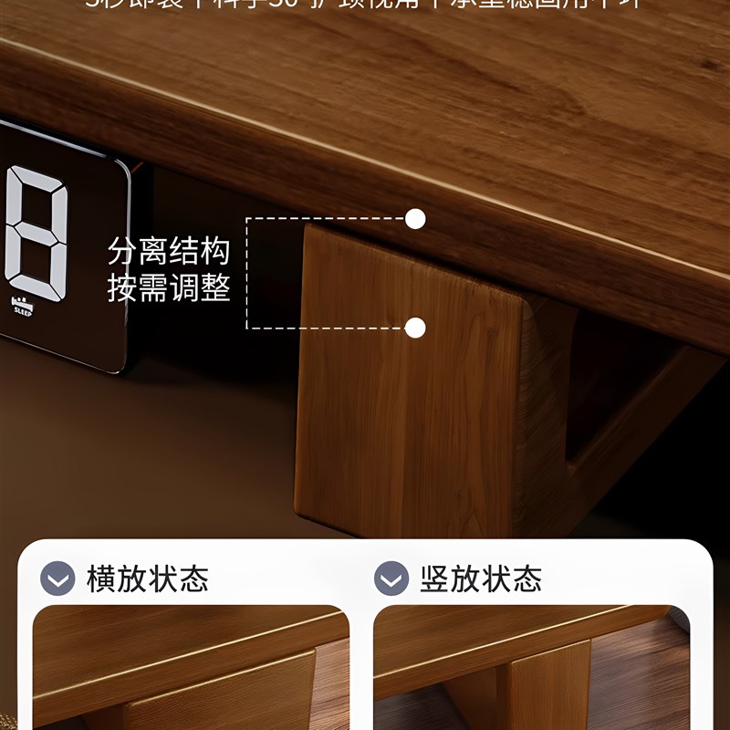 显示器增高架办公桌面台式电脑置物架桌上收纳架笔记本支撑木架子