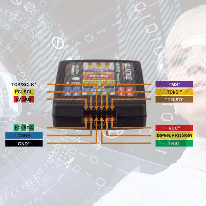 原装高速USB下载器HW-USBN-2B Lattice FPGA JTAG编程器烧录器