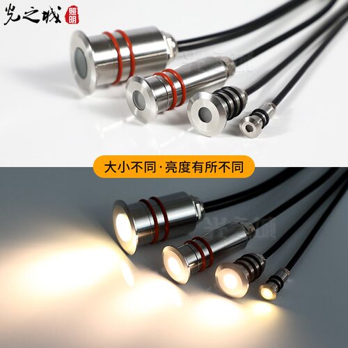 星星地埋灯led呼吸灯户外防水射灯12V水底灯迷你地灯水下灯台阶灯
