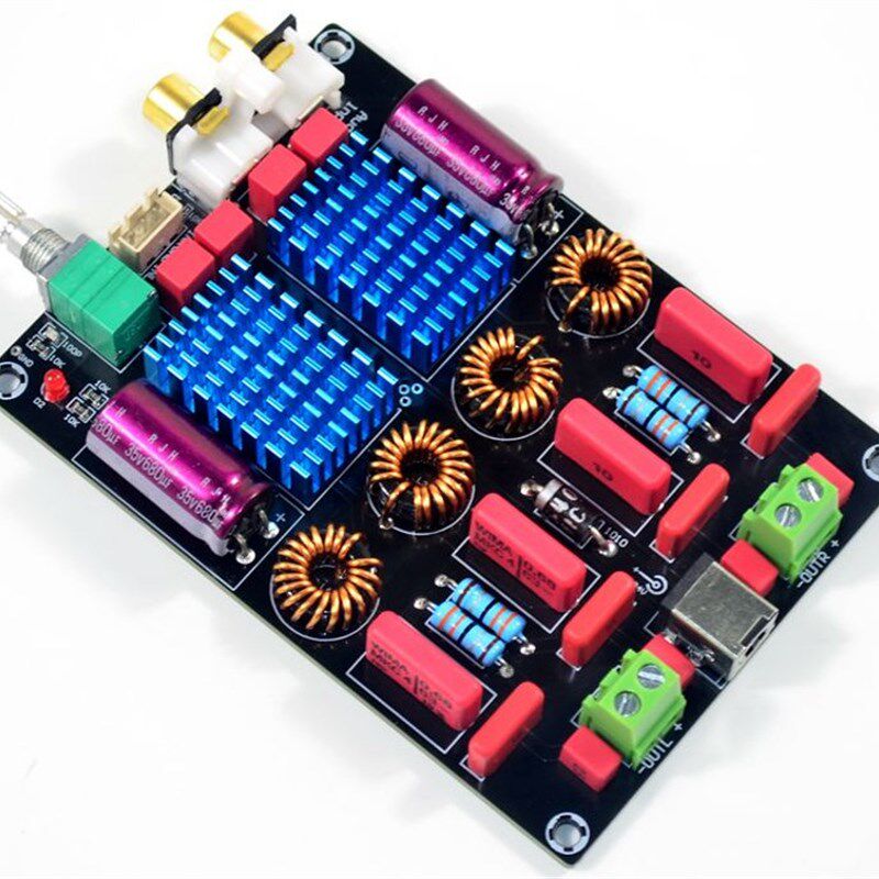 TPA3116 2.0 双芯片 WIMA豪华数字功放板100W*2音响