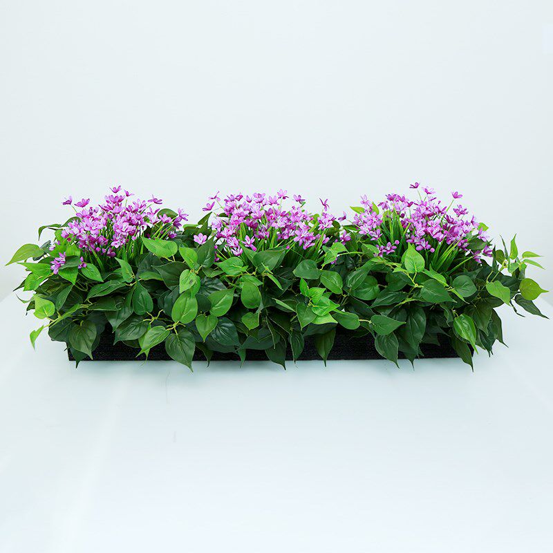 仿真绿萝假花塑料花绿植花箱花槽长条栅栏隔断插花餐厅户外可定制