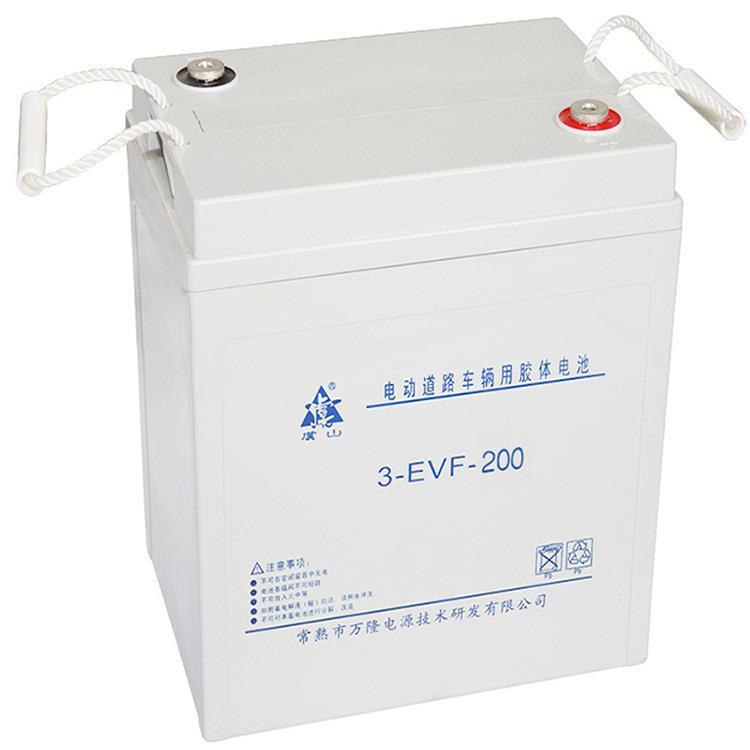 铅酸胶体电池6V220AH动力蓄电池铅酸胶体免维护观光车长续航强劲