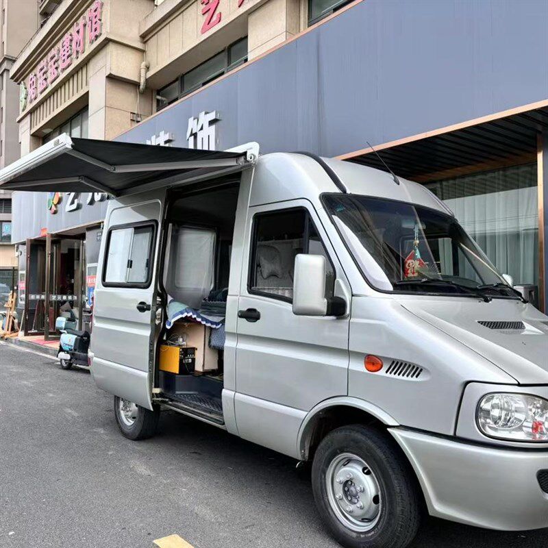 遮阳棚停车新款上市铝合金80篷车载电动侧边帐篷御风大通改装房车