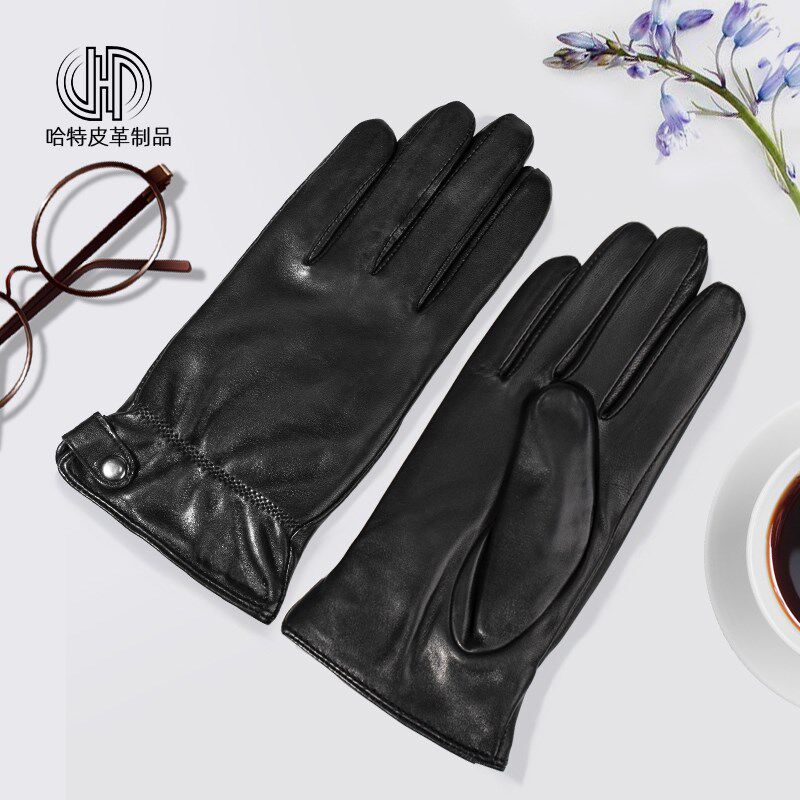 真皮手套女士冬季防寒防风保暖骑车开车摩托电动车羊皮男冬天加绒